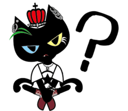 Spooky Rockin' Black Cat sticker #4744630