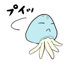jellyfish's heart sticker #4745229