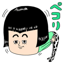 People with bobbed hair 2 sticker #4746113