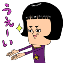 People with bobbed hair 2 sticker #4746118