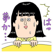 People with bobbed hair 2 sticker #4746132