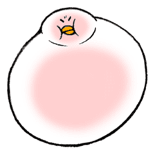 Rice cake-Duck Revised sticker #4746624