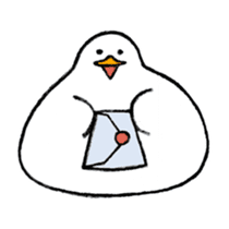 Rice cake-Duck Revised sticker #4746639