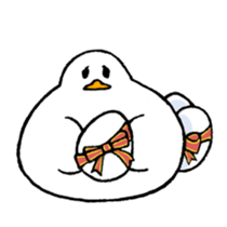 Rice cake-Duck Revised sticker #4746640