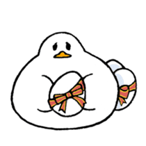 Rice cake-Duck Revised sticker #4746640