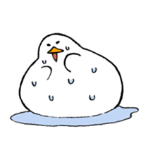 Rice cake-Duck Revised sticker #4746645
