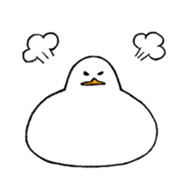 Rice cake-Duck Revised sticker #4746653
