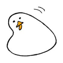 Rice cake-Duck Revised sticker #4746655