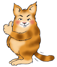 Cat'm very but fun. sticker #4747199