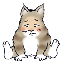 Cat'm very but fun. sticker #4747207