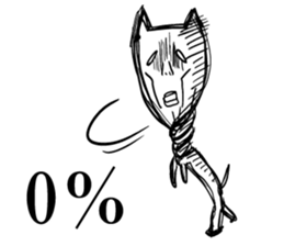 Life of the unfortunate cat sticker #4747273