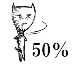 Life of the unfortunate cat sticker #4747274