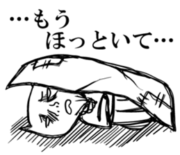 Life of the unfortunate cat sticker #4747289