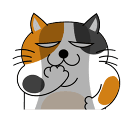 TAMAO of tortoiseshell cat sticker #4747721