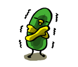 Olive green bird by lefthandkemkem sticker #4748774