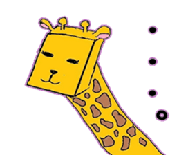 square animal sticker #4749347