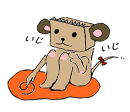 square animal sticker #4749349