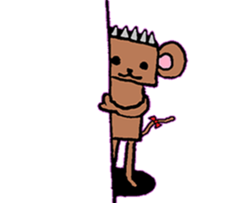 square animal sticker #4749353