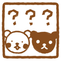 Bear's seal impression sticker #4749422