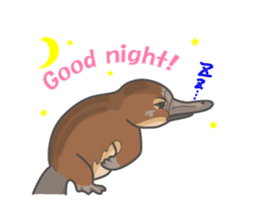 Cute platypus sticker #4749947