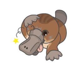 Cute platypus sticker #4749956