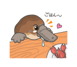 Cute platypus sticker #4749962