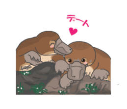 Cute platypus sticker #4749974