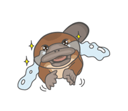 Cute platypus sticker #4749977