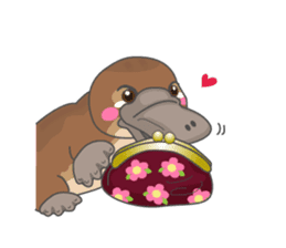 Cute platypus sticker #4749983