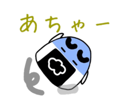 Onigiri uncle and pickled radish wife sticker #4750613