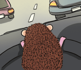 mimi hedgehog sticker #4750636