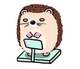 mimi hedgehog sticker #4750655