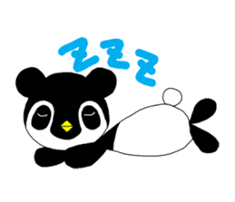 Calm-chan is neither Panda nor Penguin. sticker #4750667