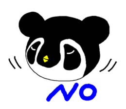 Calm-chan is neither Panda nor Penguin. sticker #4750690