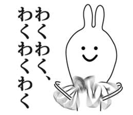Oh! Funny Rabbit sticker #4750792