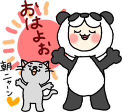 PANDA VS CAT sticker #4751068