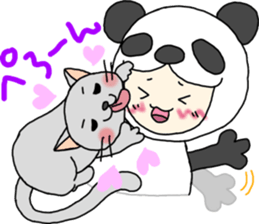 PANDA VS CAT sticker #4751074