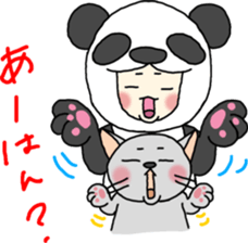 PANDA VS CAT sticker #4751075