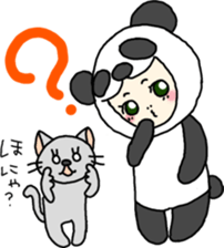 PANDA VS CAT sticker #4751076