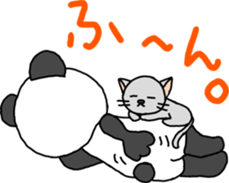 PANDA VS CAT sticker #4751077