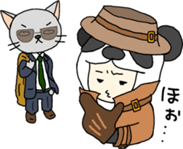 PANDA VS CAT sticker #4751078