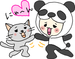 PANDA VS CAT sticker #4751082