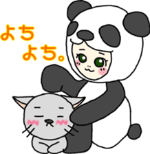 PANDA VS CAT sticker #4751090