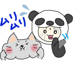 PANDA VS CAT sticker #4751091