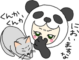 PANDA VS CAT sticker #4751098