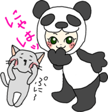 PANDA VS CAT sticker #4751099
