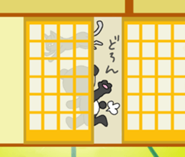 PANDA VS CAT sticker #4751103