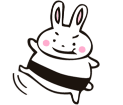 Sumo Rabbit sticker #4751264