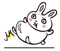 Sumo Rabbit sticker #4751270