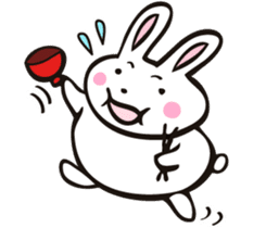 Sumo Rabbit sticker #4751286